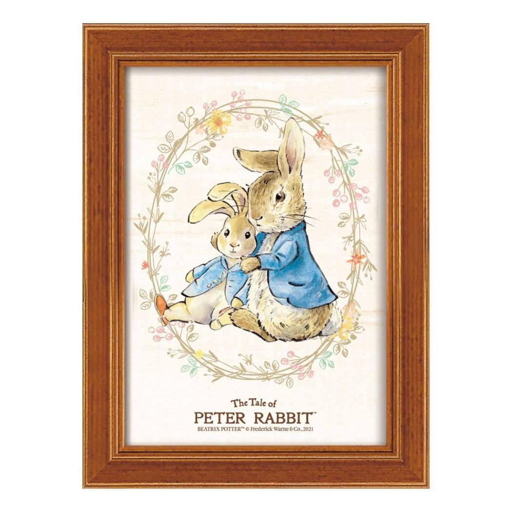 【12月は毎日ポイント10倍!】ピーターラビット ポストカード額装 ポストカードアート ピーターとぬいぐるみ ビアトリクスポター ユーパワー PF-00825 ...