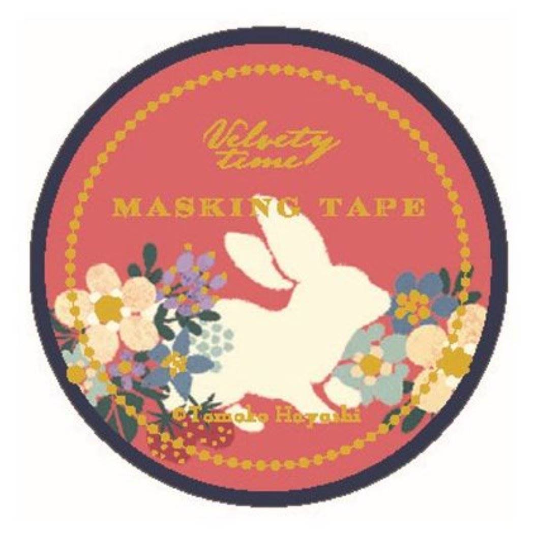 【12月は毎日ポイント10倍!】Tomoko Hayashi マスキングテープ 15mm マステ ラビット クローズピン ガーリーイラスト おしゃれ 文具 グッ...