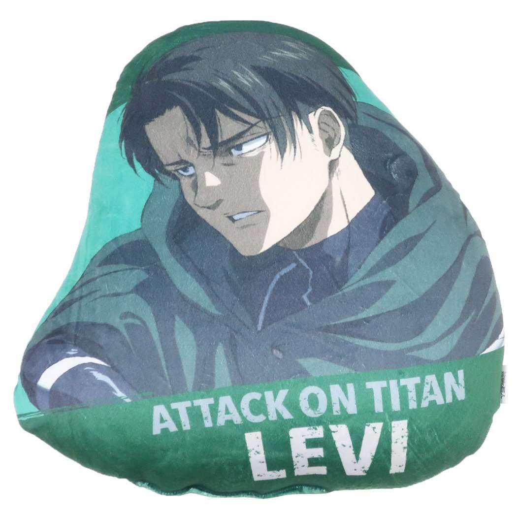 進撃の巨人 グッズ クッション ダイカット クッション リヴァイ ケイカンパニー インテリア雑貨 アニメキャラクター シネマコレクションのサムネイル