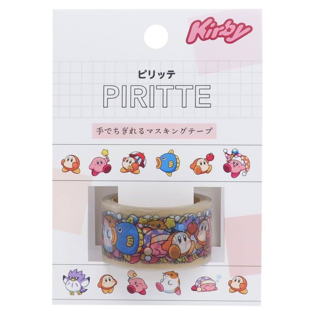 星のカービィ 手でちぎれる マスキングテープ PIRITTE ピリッテ カービィ＆フレンズ カミオジャパン DECOマステ キャラクター グッズ シネマコレクションのサムネイル
