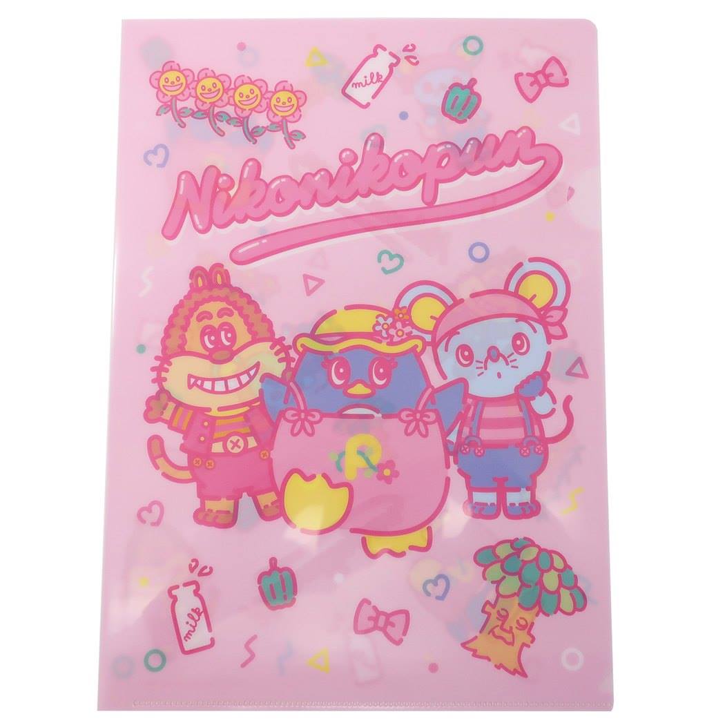 にこにこぷん A4 シングル クリアファイル クリアフォルダー FP じゃじゃまる ぴっころ ぽろり NHK 学研ステイフル 新学期準備文具 小学生 中学生 高校生 キャラクター グッズ メール便可 シネマコレクションのサムネイル