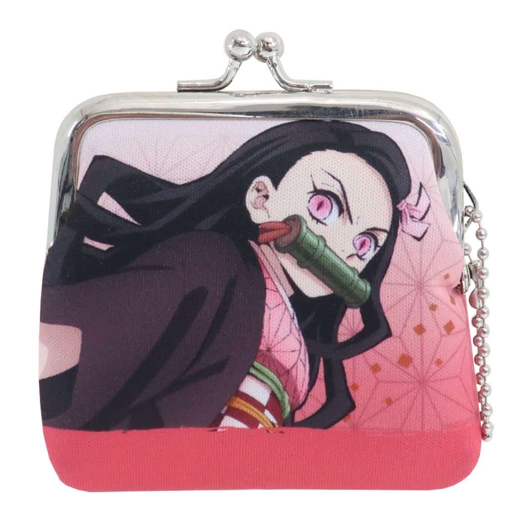 鬼滅の刃 小銭入れ ネオプレーン ミニ がまぐち 竈門禰豆子 少年ジャンプ ミニポーチ アニメキャラクター グッズ メール便可 シネマコレクションのサムネイル