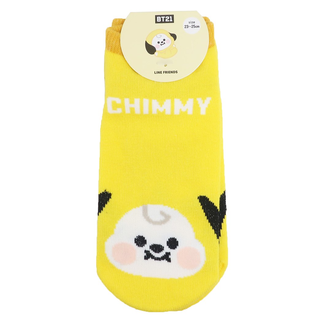 BT21 女性用 靴下 レディースソックス CHIMMY LINE FRIENDS カミオジャパン プレゼント キャラクター 商品 メール便可 シネマコレクション