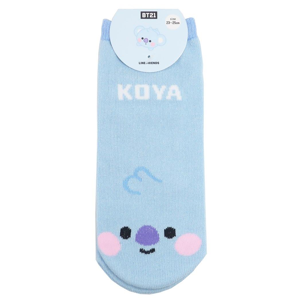 BT21 女性用 靴下 レディースソックス KOYA LINE FRIENDS カミオジャパン プレゼント キャラクター 商品 メール便可 シネマコレクション