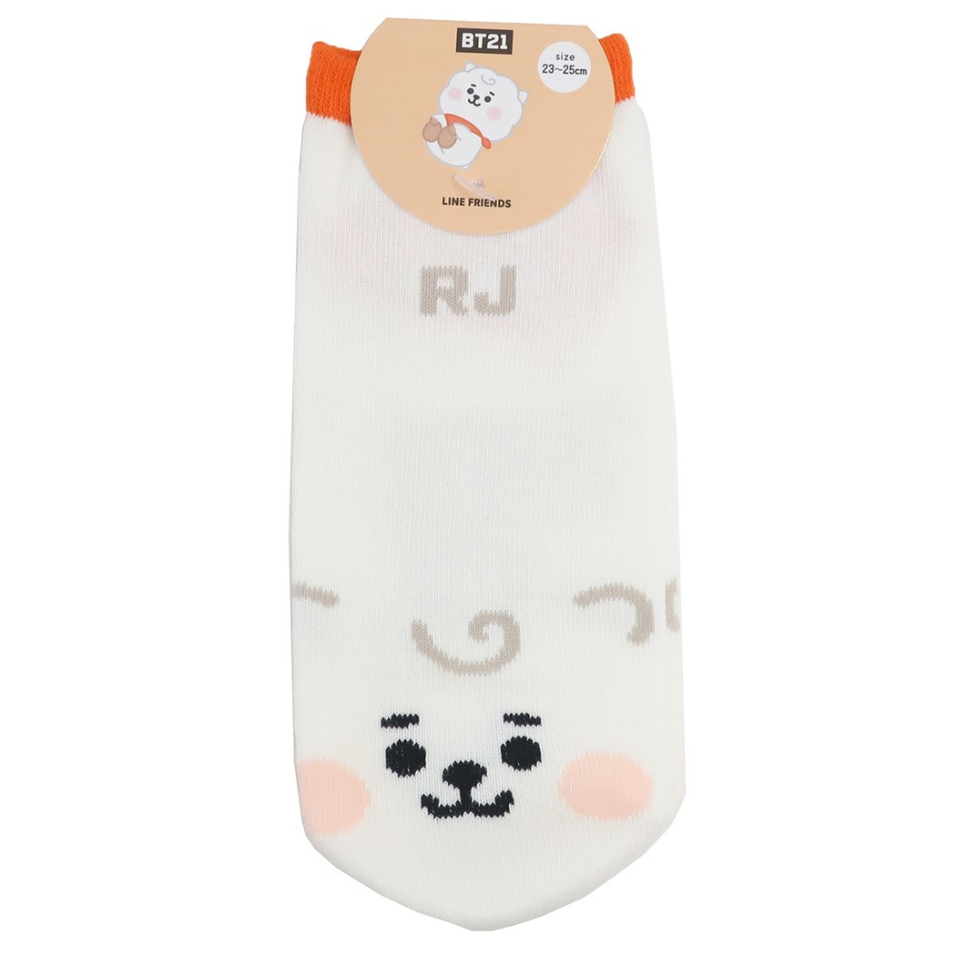 BT21 女性用 靴下 レディースソックス RJ LINE FRIENDS カミオジャパン プレゼント キャラクター 商品 メール便可 シネマコレクション 男の子 女の子 ギフト