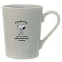 スヌーピー マグカップ 磁器製 MUG ストーングレー ピーナッツ 金正陶器 プレゼント キャラクター グッズ シネマコレクション