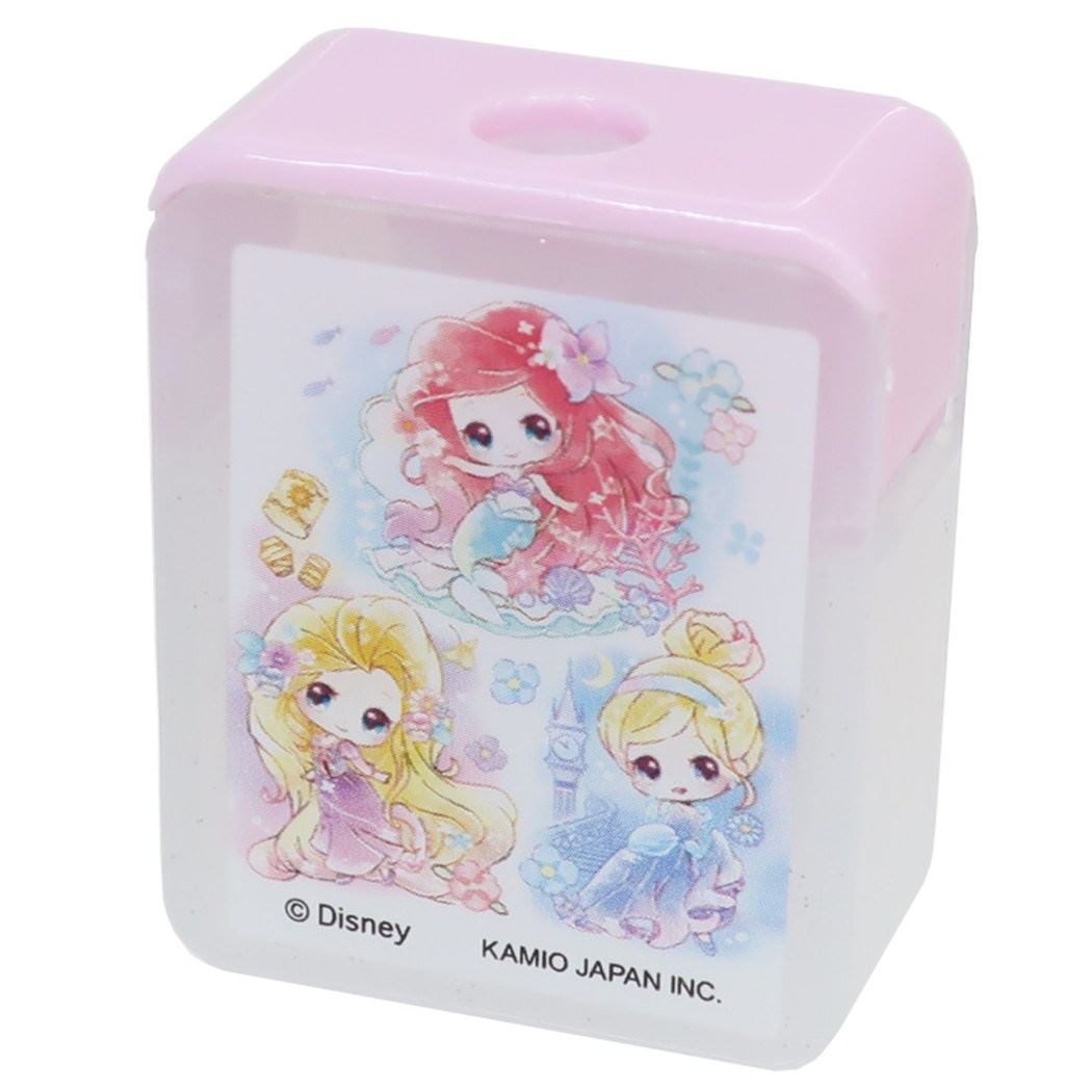 【12月は毎日ポイント10倍!】ディズニープリンセス 鉛筆削り スクエア えんぴつ削り 新入学 ディズニー クラックス 新学期準備文具 キャラクター グッズ メ...