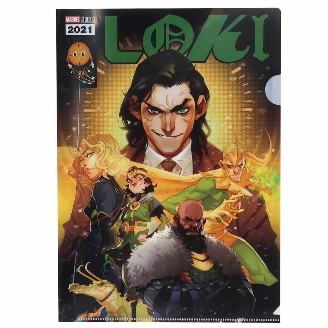 ロキ LOKI A4 シングル クリアファイル クリアフォルダー マーベル MARVEL インロック コレクション 文具 キャラクター グッズ メール便可【MARVELCorner】 プレゼント 男の子 女の子 ギフト