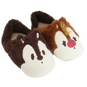 チップ&デール ぬいぐるみスリッパ カイロポケット付き あったか クニャック ディズニー モリシタ ウォーマー雑貨 キャラクター グッズ シネマコレクション プ...