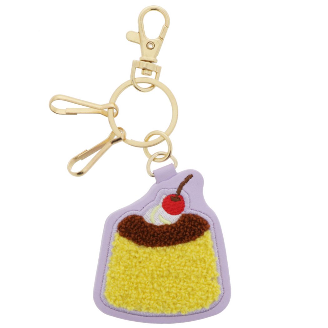 【ポイント10倍 & クーポン！】キーホルダー サガラ刺繍 キーリング OMISE おみせ プリン サンスター文..