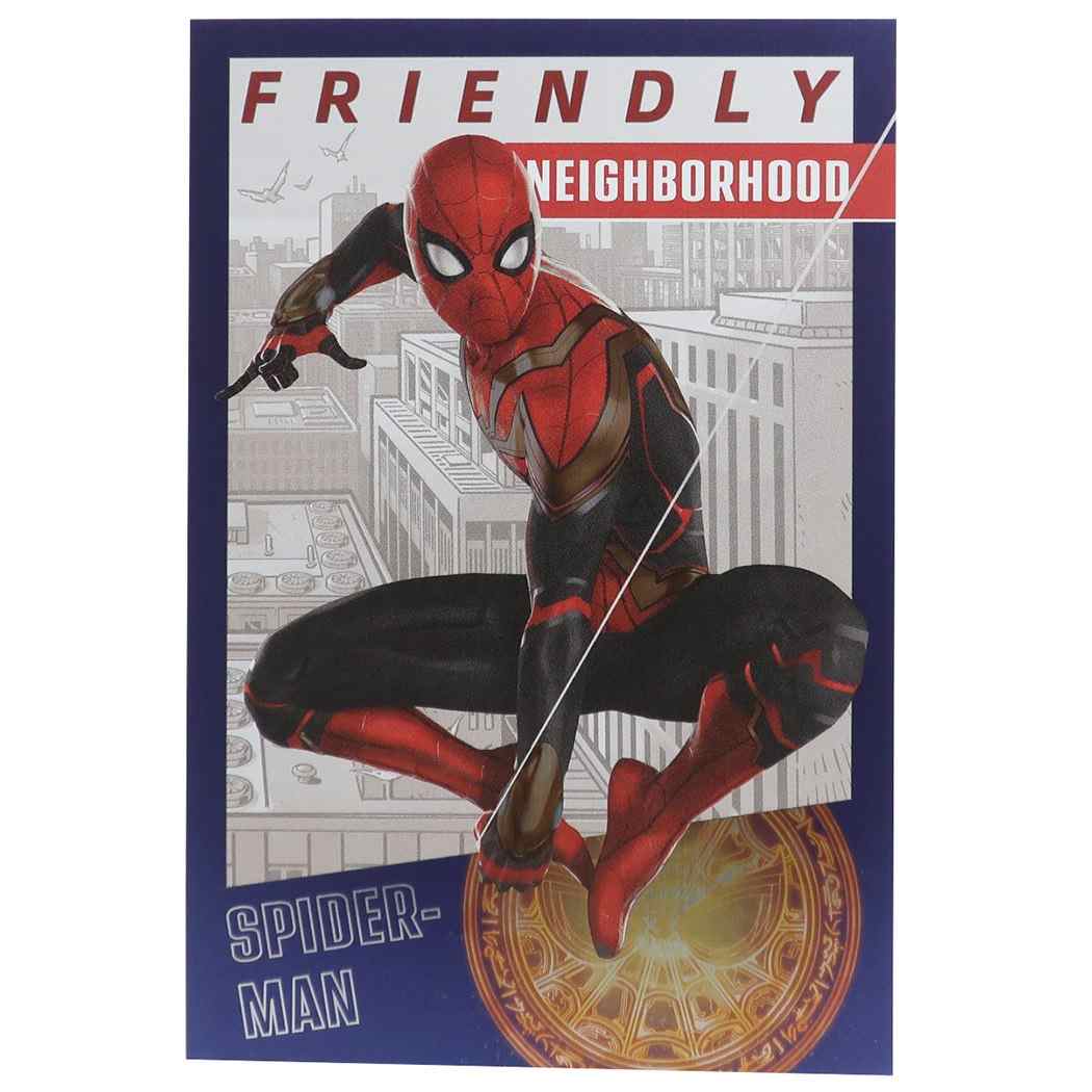 スパイダーマン ノーウェイ ホーム ポストカード メタリック POSTCARD A マーベル MARVEL インロック コレクション雑貨 映画キャラクター グッズ メール便可【MARVELCorner】