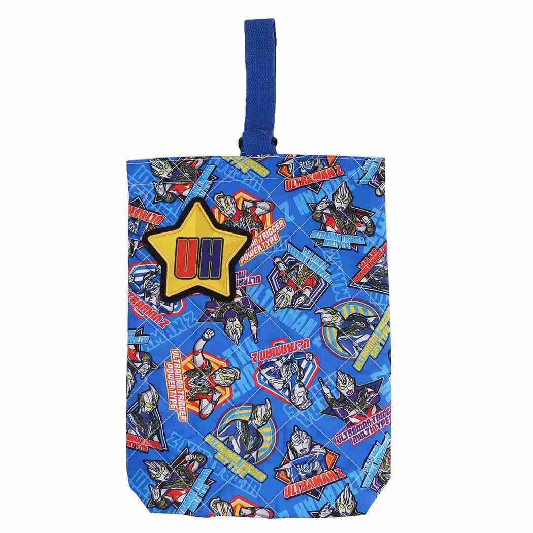 【最大1000円OFFクーポン！】ウルトラヒーローズ キルト シューズバッグ 体育館靴かばん 新入学 特撮ヒーロー 高波クリエイト シューズケース 新学期準備文具 男の子 キャラクター グッズ シネマコレクション