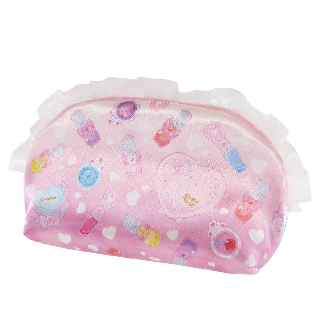 トロピカルージュプリキュア コスメポーチ Pretty Holic Petit シェル型ポーチ ピンク バンダイ 化粧ポーチ 小物入れ アニメキャラクター グッズ シネマコレクションのサムネイル