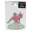 スパイダーマン ステッカー ダイカット ビニール シール ライトブルー MARVEL スモールプラネット デコシール 耐水 キャラクター グッズ メール便可【M...