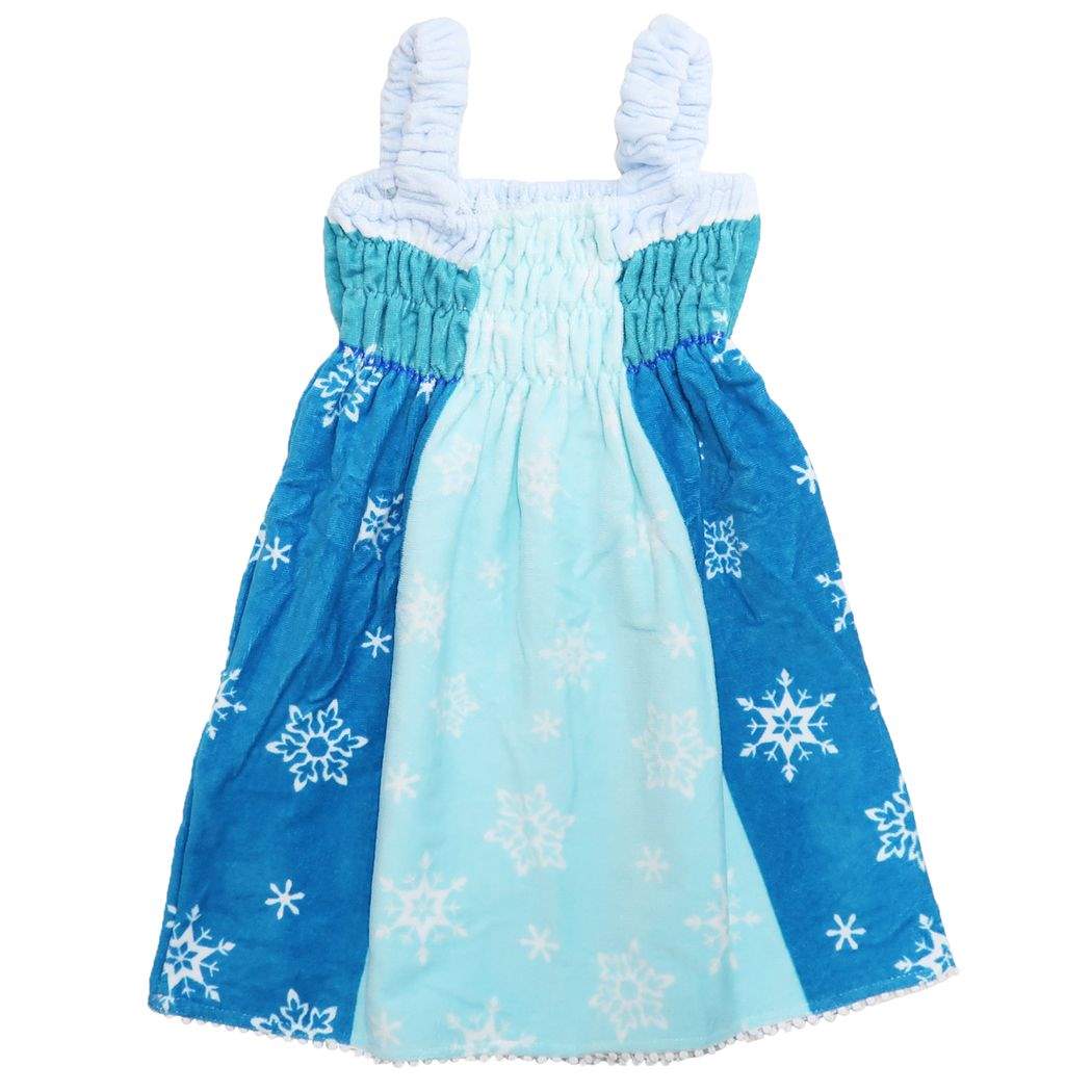 キャラクターのシネマコレクションの【最大1000円OFFクーポン！】アナと雪の女王 ラップタオル キッズ バスドレス タオル プチドレス エルサ ディズニープリンセス 丸眞 海 プール サマーレジャー用品 キャラクター グッズ シネマコレクション｜アングル2