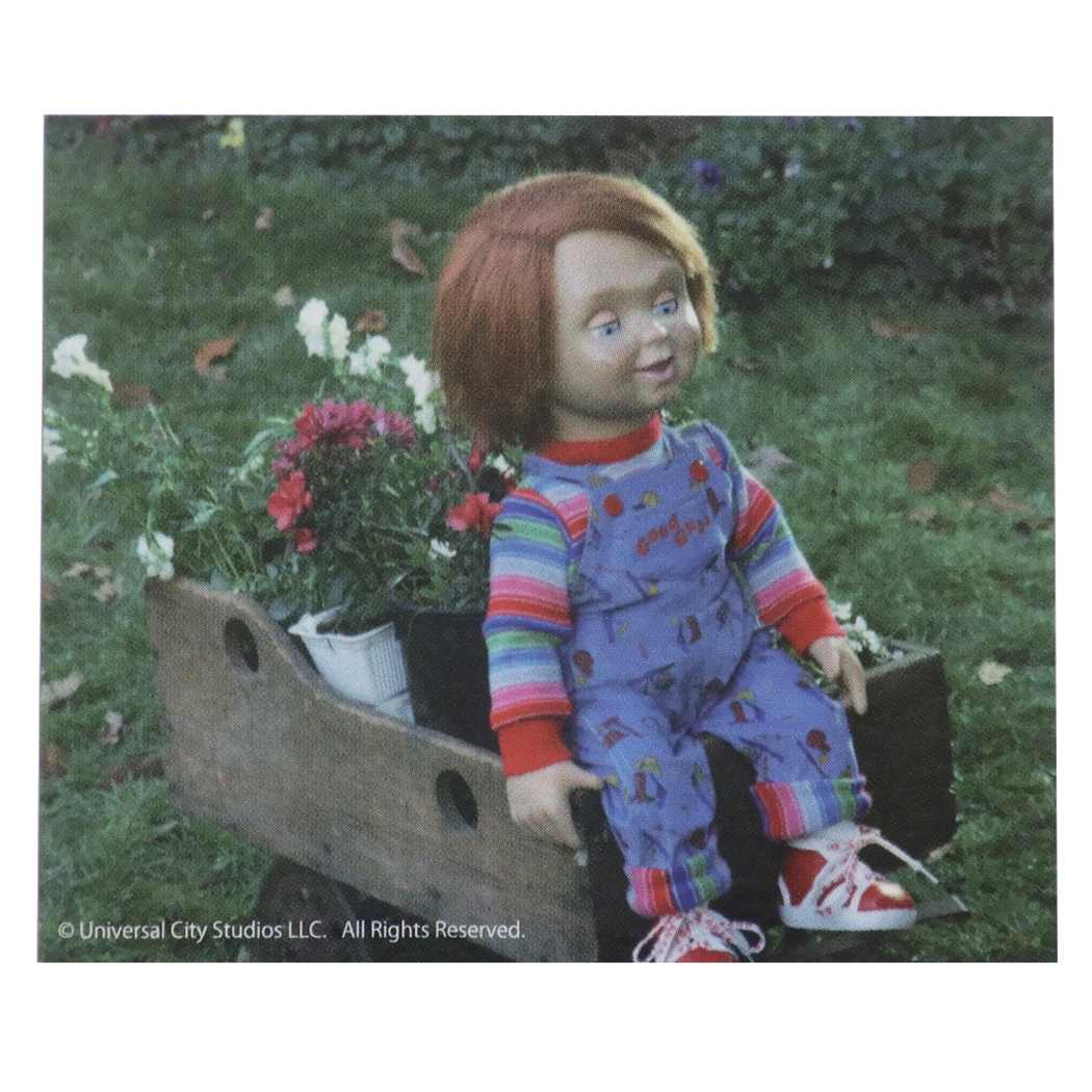 チャイルドプレイ2 ビッグシール ダイカットビニールステッカー 庭 スモールプラネット デコシール 耐水性 映画キャラクター グッズ メール便可 シネマコレクション プレゼント 男の子 女の子 ギフトバレンタインのサムネイル