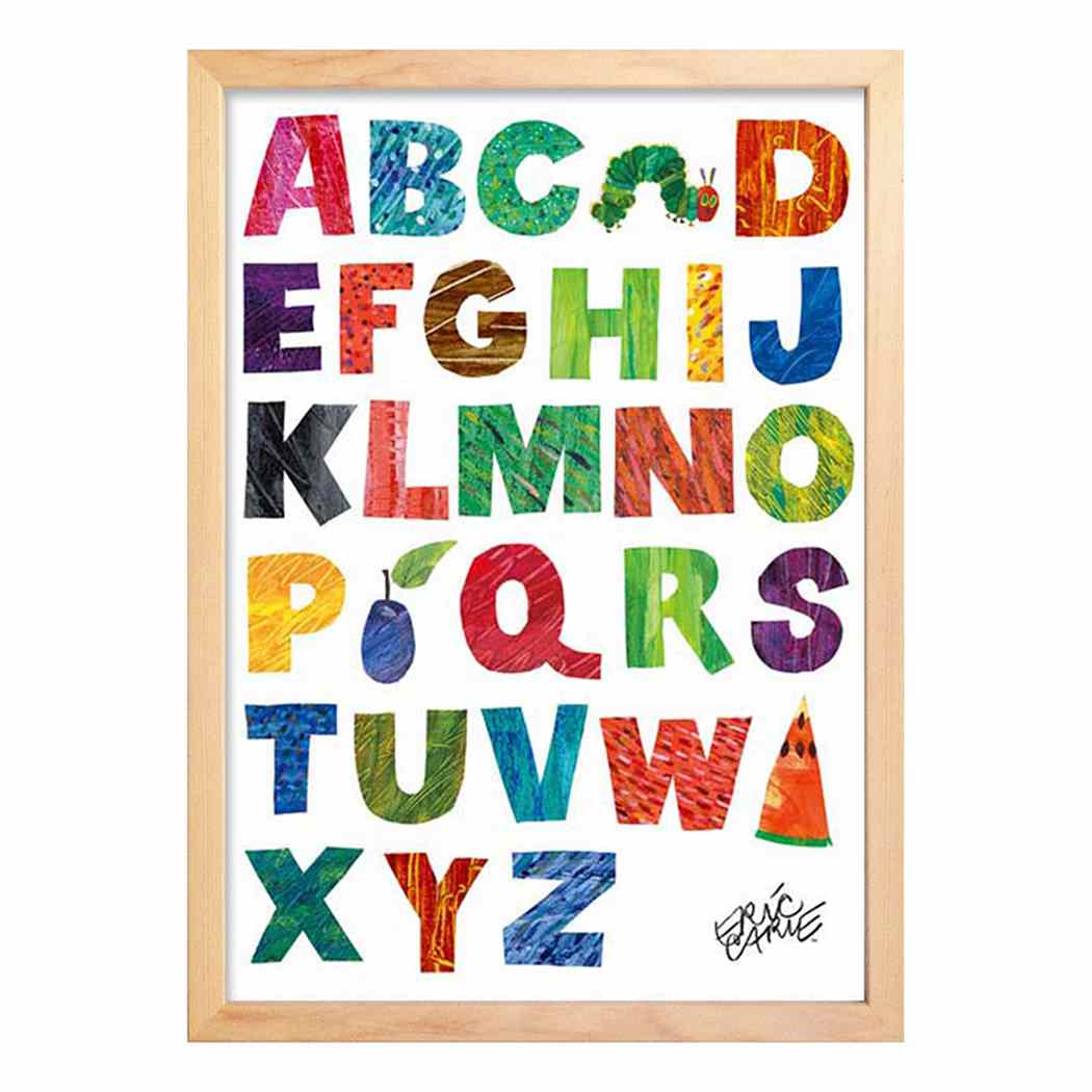 エリックカール アートフレーム アートポスター Alphabets Eric Carle 美工社 ZEC-61869 絵本作家 壁掛け用 インテリア 取寄品 シネマコレクション