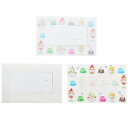 コハク KOHAKU 手紙セット トウメイレターセット sweets スイーツ Green Flash 便箋&封筒 おしゃれ文具 かわいい グッズ メール便可 ...