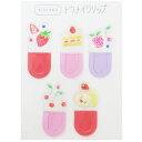 コハク KOHAKU クリップ トウメイクリップ berry ベリー Green Flash クリアクリップ 事務用品 おしゃれ文具 かわいい フルーツ グッズ...