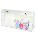 BT21 ペンポーチ クリアハイペンケース パーティ LINE FRIENDS クラックス 筆箱 新学期準備文具 キャラクター 商品 シネマコレクション プレゼ...