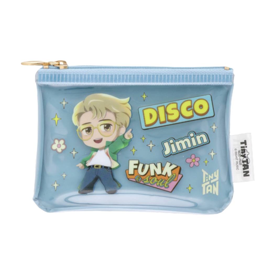 タイニータン クリアポーチ ミニポーチ jimin TinyTAN サンスター文具 小物入れ キャラクター 商品 メール便可 シネマコレクション プレゼント 男の子 女の子 ギフト