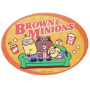 楽天キャラクターのシネマコレクションミニオンズ ブラウン ビッグシール トラベルステッカー 2 BROWN＆MINIONS ユニバーサル映画 LINE FRIENDS エンスカイ コレクション雑貨 キャラクター グッズ メール便可 シネマコレクション プレゼント 男の子 女の子 ギフト