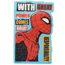 スパイダーマン ビッグシール ダイカットビニールステッカー 横顔 MARVEL スモールプラネット デコシール 耐水性 キャラクター グッズ メール便可【MAR...