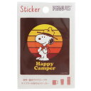 スヌーピー ビッグシール 耐熱耐水ステッカー Camper ピーナッツ S&C デコレーション DECOシール かわいい キャラクター グッズ メール便可 シネ...