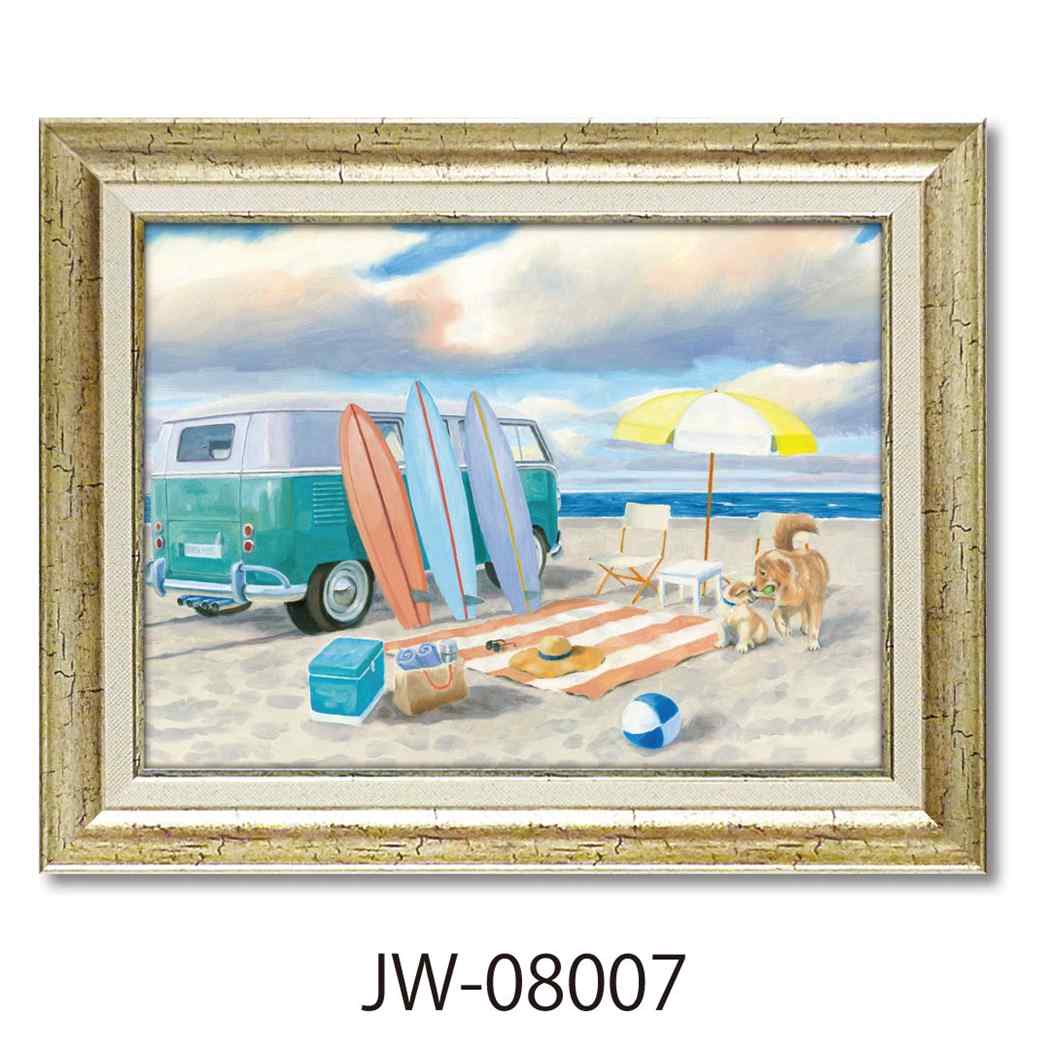 ジェームスウィーンズ 額付きポスター James Wiens ビーチ ライド1 ユーパワー JW-08007 ギフト インテリア 取寄品 シネマコレクション