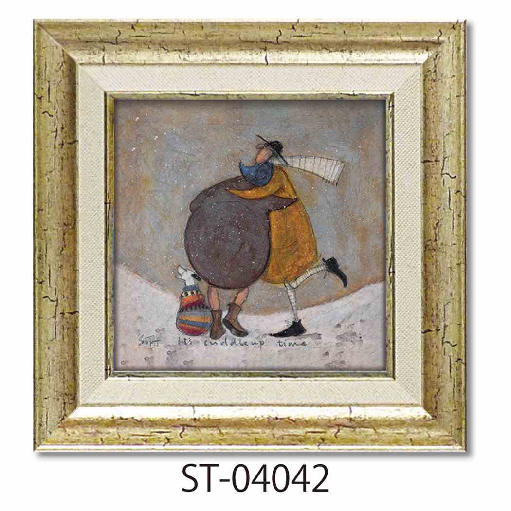 サムトフト 額付きポスター Sam Toft ハグタイム ユーパワー ST-04042 ギフト インテリア 取寄品 シネマコレクション