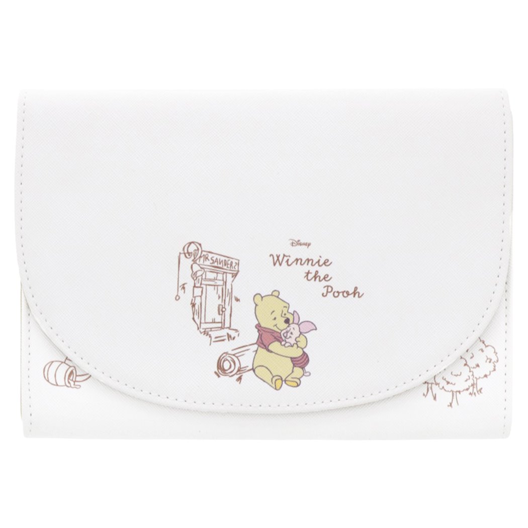 くまのプーさん マルチポーチ ジャバラ収納ポーチ Winnie the Pooh6 B ディズニー サンスター文具 小物入れ カードケース かわいい キャラクター グッズ シネマコレクション プレゼント 男の子 女の子 ギフト