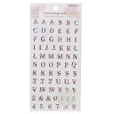 シールシート WORD COLLAGE SEAL フラワー アルファベット カミオジャパン デコレーション 手帳デコ グッズ メール便可 シネマコレクション プレゼント 男の子 女の子 ギフト