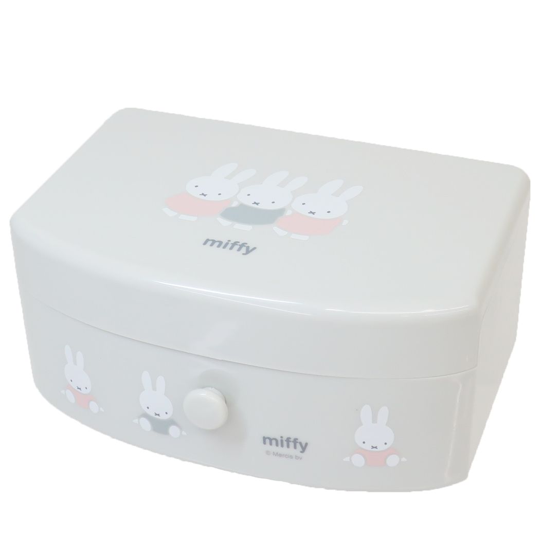 ミッフィー 引き出し付きジュエリーボックス 引き出し付きジュエリーボックス グレー ディックブルーナ ティーズファクトリー 小物入れ 収納用品 プレゼント 絵本キャラクター グッズ シネマコレクション 男の子 女の子 ギフト ホワイトデーのサムネイル