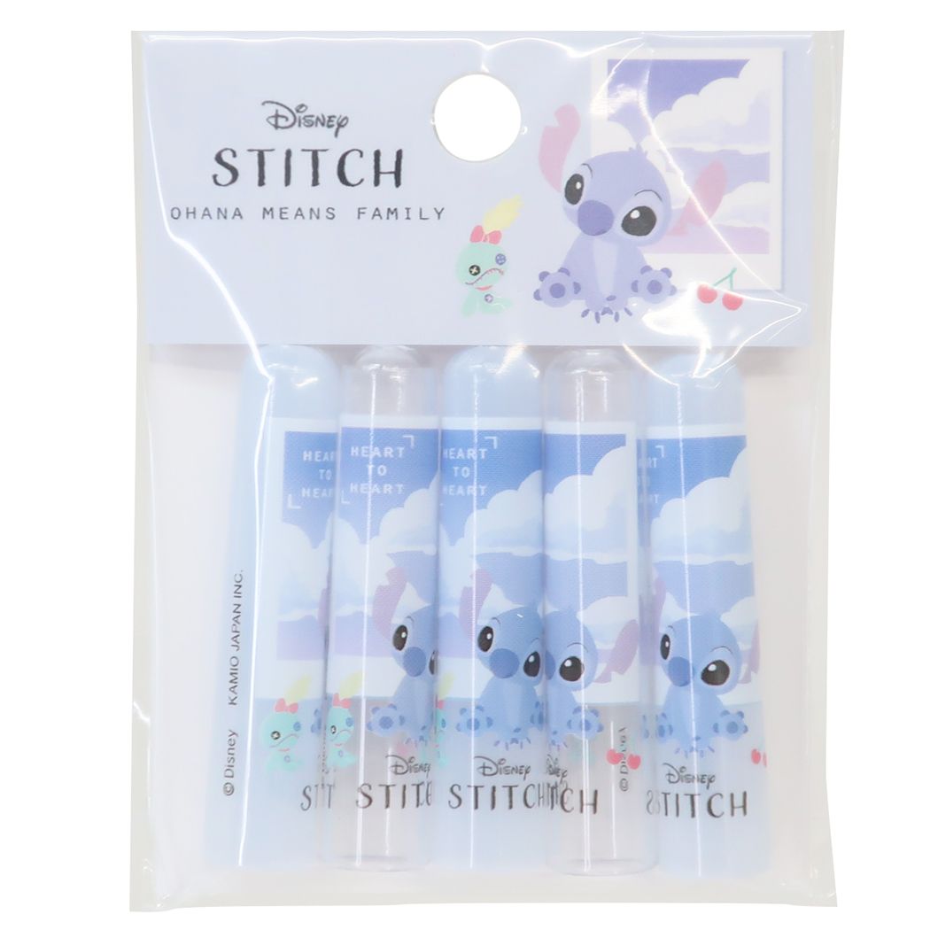 スティッチ 鉛筆キャップ えんぴつカバー5本セット スカイフォト ディズニー クラックス 新学期準備文具 かわいい キャラクター グッズ メール便可 シネマコレクション プレゼント 男の子 女の子 ギフト ホワイトデーのサムネイル
