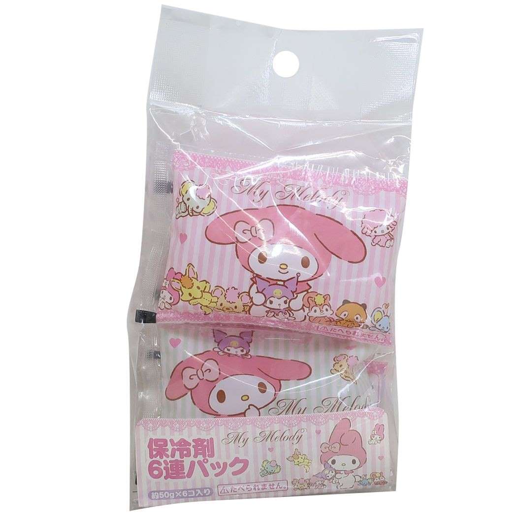 【最大1000円OFFクーポン！】保冷剤6連パック ランチ雑貨 マイメロディ サンリオ ...