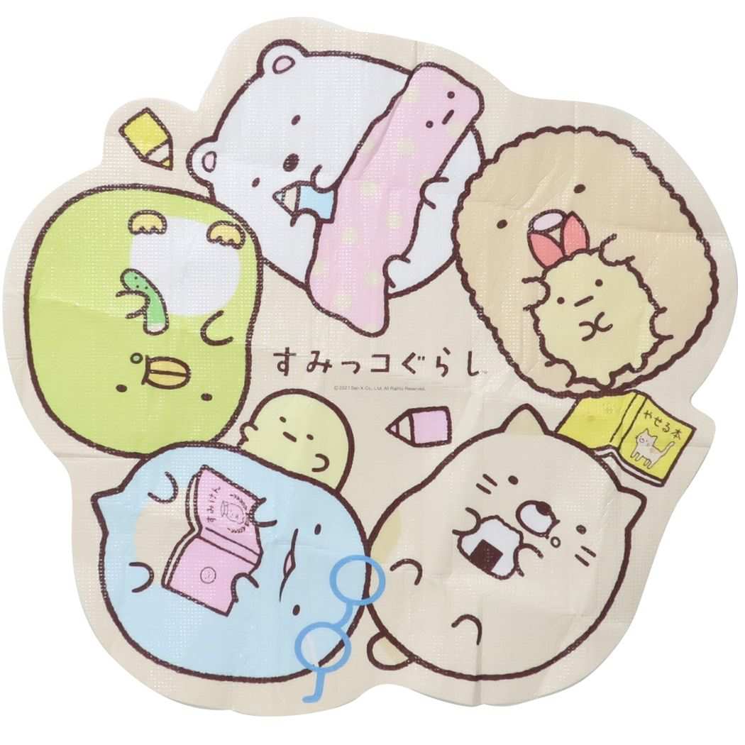すみっコぐらし ピクニック用品 ダイカット型クッションレジャーシート サンエックス アサヒ興洋 厚手 1-2人用ビニールシート 子供 遠足 キャラクター グッズ シネマコレクション プレゼント 男の子 女の子 ギフト ホワイトデーのサムネイル