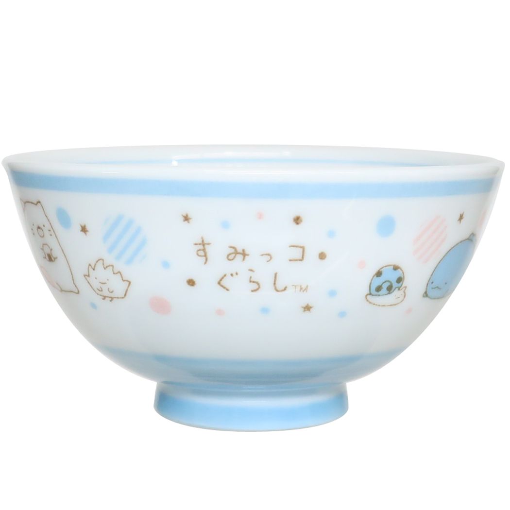すみっコぐらし お茶碗 陶器製茶碗 ドット サンエックス アサヒ興洋 新生活準備 キャラクター グッズ シネマコレクションのサムネイル