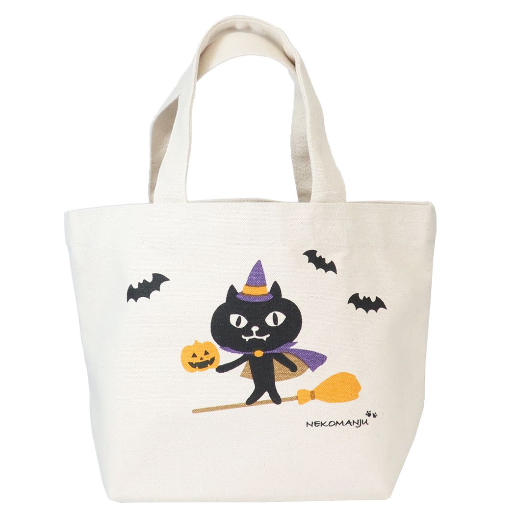 楽天キャラクターのシネマコレクションかそうネコマン ランチバッグ ミニトート ナチュラル ハロウィン ねこ フレンズヒル お弁当かばん かわいい グッズ メール便可 シネマコレクション プレゼント 男の子 女の子 ギフト