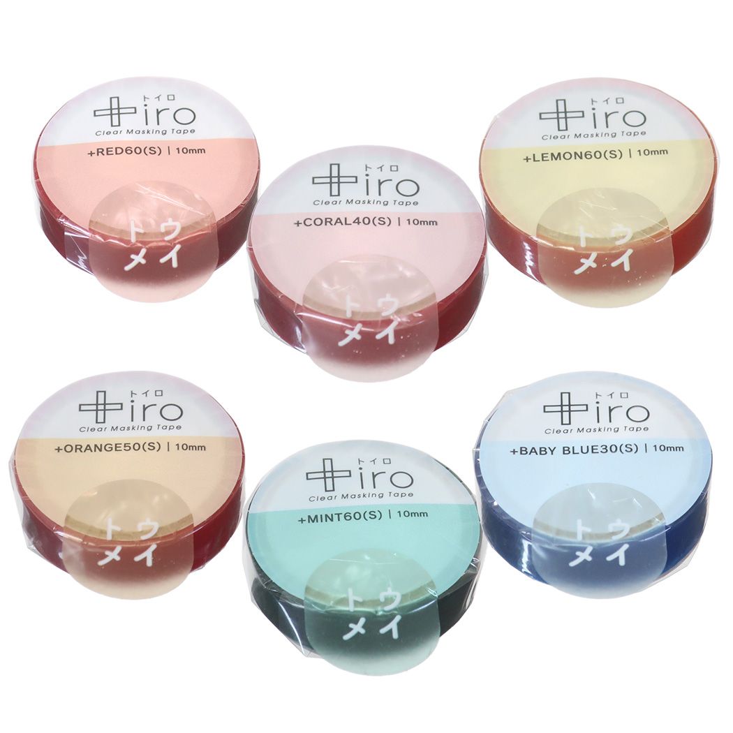 【12月は毎日ポイント10倍!】トイロ +iro マスキングテープ 透明マステ 10mm Sサイズ フロンティア デコレーション おしゃれ グッズ メール便可 ...