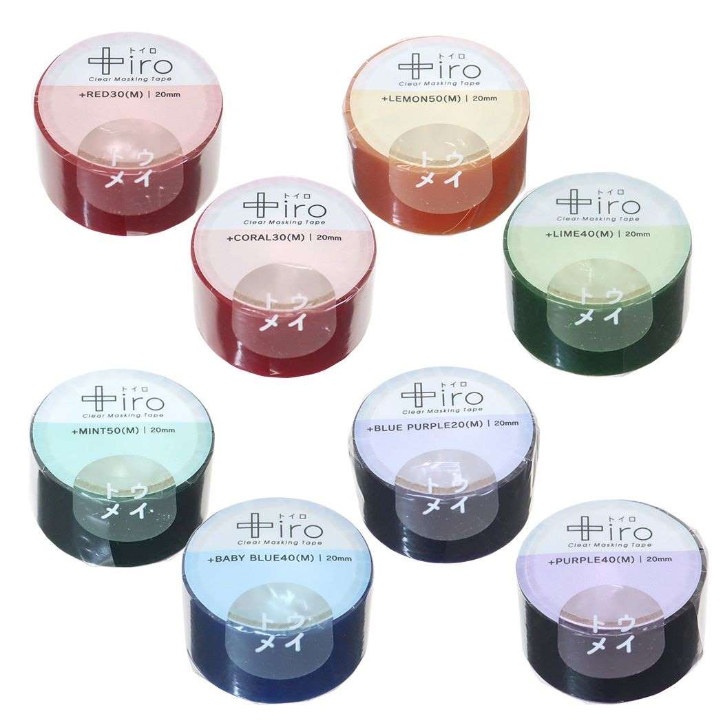 【12月は毎日ポイント10倍!】トイロ +iro マスキングテープ 透明マステ 20mm Mサイズ フロンティア デコレーション おしゃれ グッズ メール便可 ...