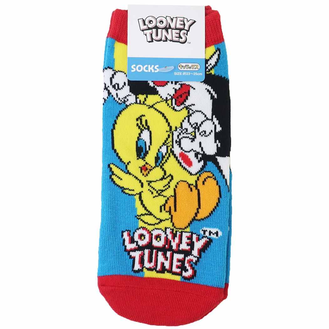 楽天キャラクターのシネマコレクションルーニーテューンズ 女性用靴下 レディースソックス コンビ LOONEY TUNES スモールプラネット キャラックス 大人向け キャラクター グッズ メール便可 シネマコレクション プレゼント 男の子 女の子 ギフト