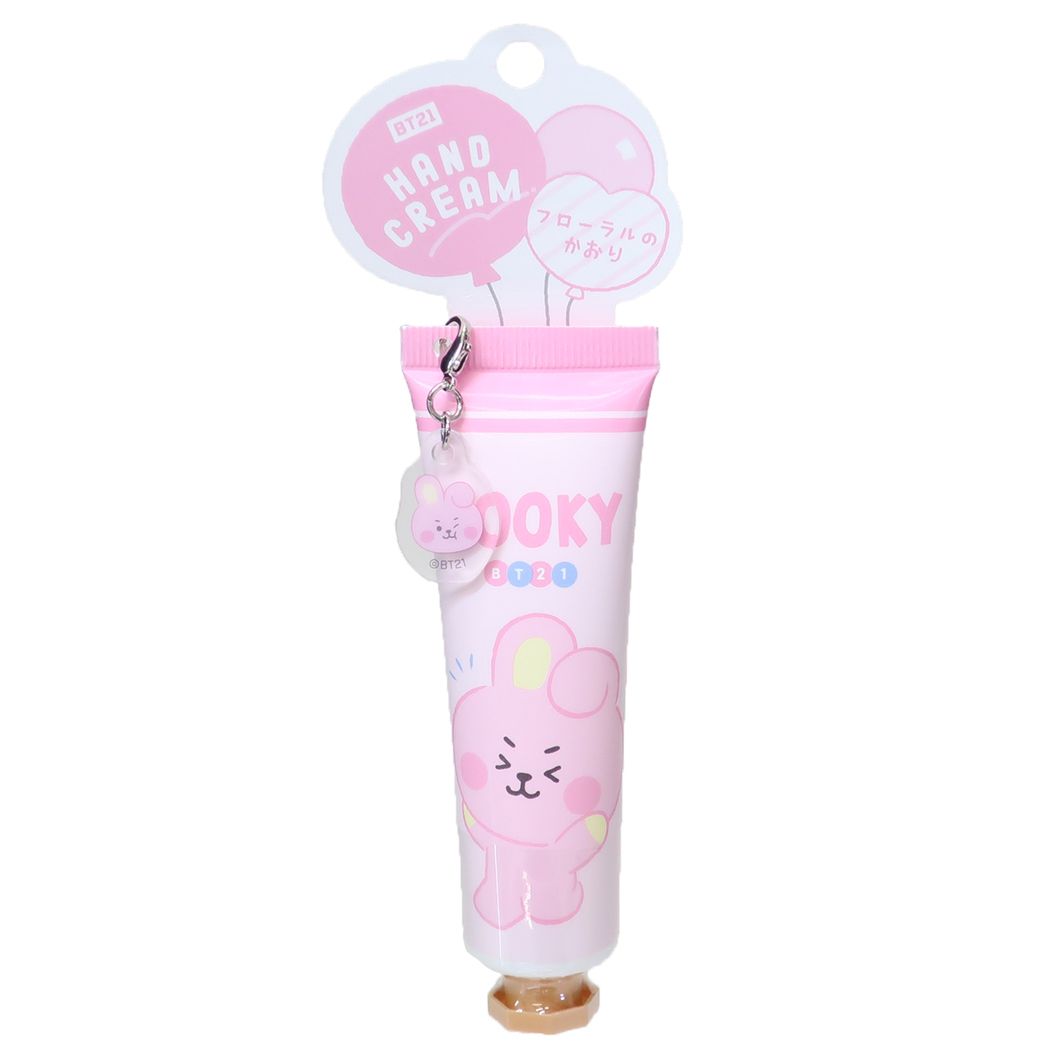 BT21 ハンドケア ハンドクリーム COOKY フローラルのかおり LINE FRIENDS カミオジャパン プレゼント コスメ雑貨 キャラクター 商品 メール便可 シネマコレクションバレンタイン