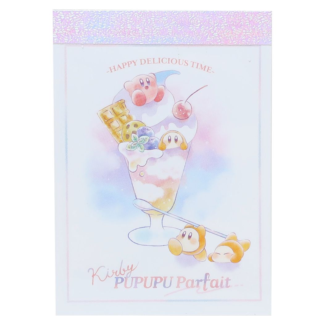 【最大1000円OFFクーポン！】ミニミニメモ メモ帳 星のカービィ PUPUPU Parfait カミオジャパン 新学期準備文具 かわいい メール便可