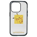 ポケットモンスター iPhone14Pro 13Proケース アイフォン14プロ 13プロ プロテクトカバー llllfit Clear ピカチュウ ポケモン グルマンディーズ プロテクトジャケット スマホカバー キャラクター グッズ メール便可 シネマコレクション