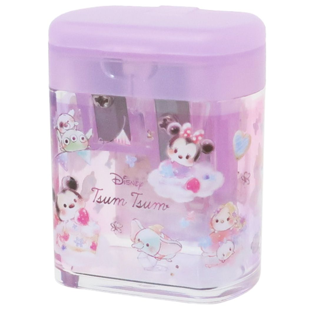 【12月は毎日ポイント10倍!】ディズニーツムツム えんぴつ削り ツイン鉛筆削り 新入学 ディズニー カミオジャパン 新学期準備文具 女の子 キャラクター グッ...