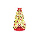 CHRISTMAS グリーティングカード カード JX65-1 立体 金箔ツリーにサンタ サンリオ ギフト雑貨 Xmasカード グッズ メール便可 シネマコレク...