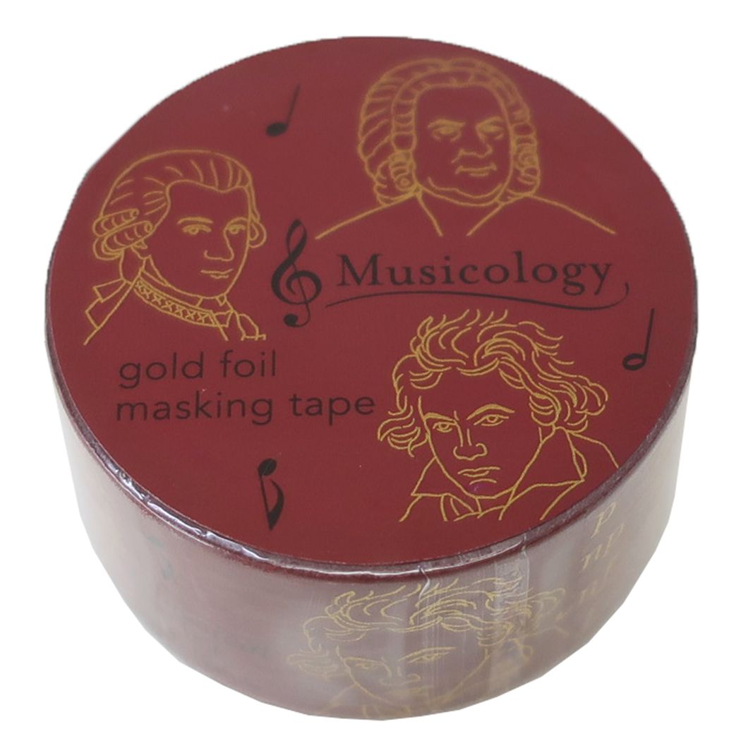 【12月は毎日ポイント10倍!】STUDY HOLIC マスキングテープ 20mm金箔マステ 音楽学 Green Flash デコレーション DECOテープ グ...