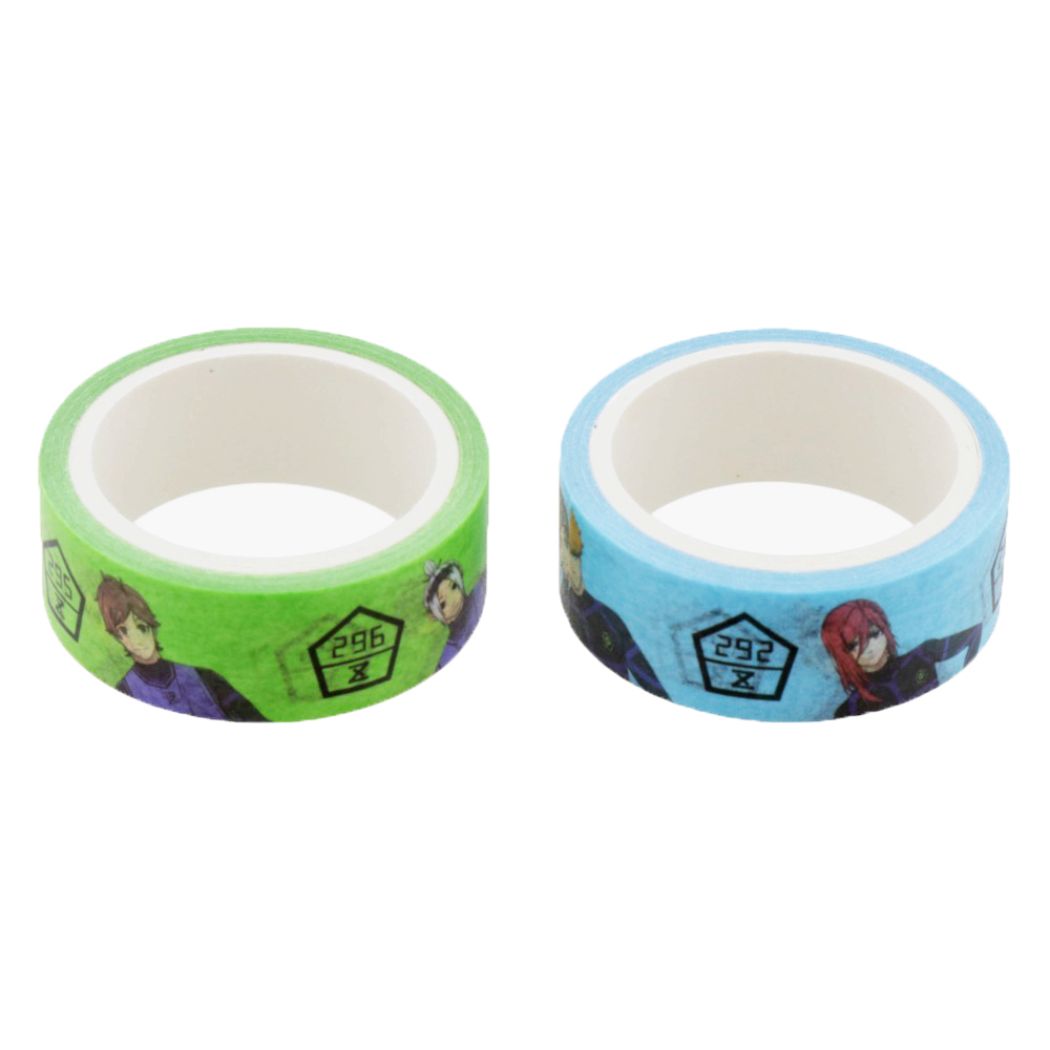 【12月は毎日ポイント10倍!】ブルーロック マスキングテープ 15mmマステ2個セット A 少年マガジン サンスター文具 デコレーション? アニメキャラクター...