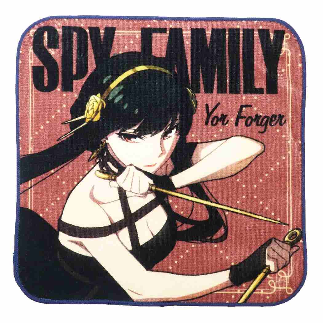 楽天キャラクターのシネマコレクションスパイファミリー SPY FAMILY グッズ ミニタオル インクジェットプリントハンカチタオル ヨル スタンダード 少年ジャンプ 丸眞 かわいい アニメキャラクター メール便可 シネマコレクション プレゼント 男の子 女の子 ギフト