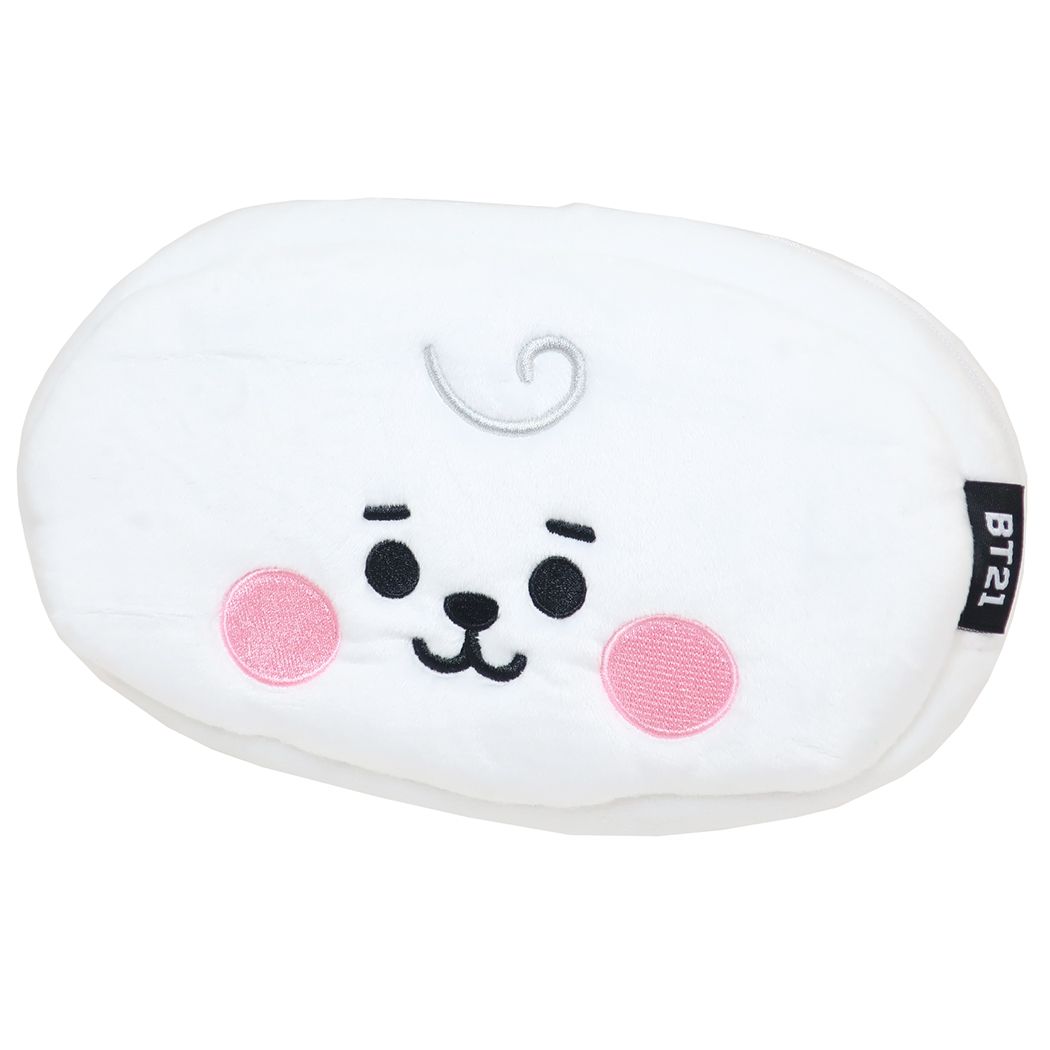 BT21 ペンケース リバーシブルぬいぐるみペンポーチ RJ LINE FRIENDS カミオジャパン 筆箱 新学期準備文具 かわいい キャラクター 商品 シネマコレクション プレゼント 男の子 女の子 ギフト